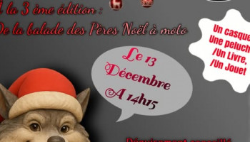 Sécurisation de la balade des pères noël des loups aubois